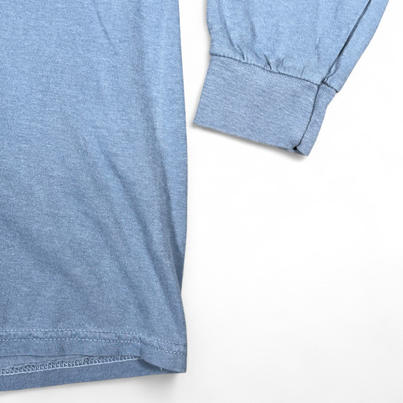 Comfort Colors Shirt Adult LARGE Blue Ring Spun Garment Dyed Deadstock - Picture 3 of 5